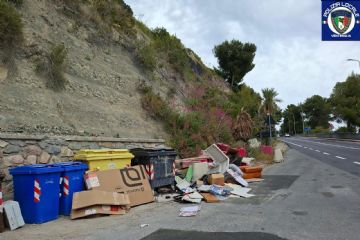 Abbandono di rifiuti: pugno duro dell’Amministrazione Oltre 65 mila euro di sanzioni, 6 mila a Grimaldi in due giorni