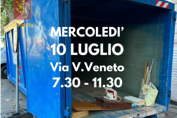 Ventimiglia, mercoledi’ 10  primo appuntamento degli scarrabili per il mese di luglio