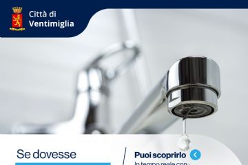 Possibile interruzione di acqua potabile nei territori frazionali
